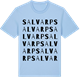 Blue Soul t-shirt med Salvarp ordlek t-shirt