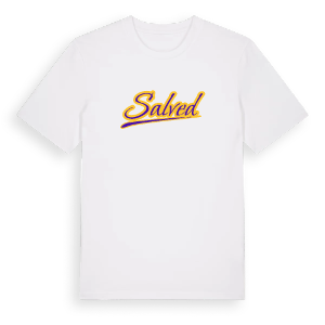 Salved baseball t-shirt – ekologisk bomull t-shirt från Pinshirt
