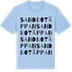 Blue Soul t-shirt med Sandbotäppan ordlek t-shirt