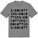 Mid Heather Gray t-shirt med Sandbotten ordlek t-shirt