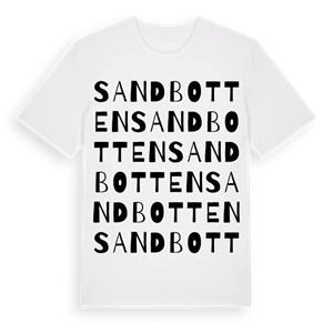 Sandbotten ordlek t-shirt – ekologisk bomull t-shirt från Pinshirt