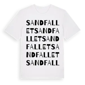 Sandfallet ordlek t-shirt – ekologisk bomull t-shirt från Pinshirt