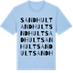 Blue Soul t-shirt med Sandhult ordlek t-shirt