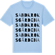 Blue Soul t-shirt med Sandkroksgärdena ordlek t-shirt