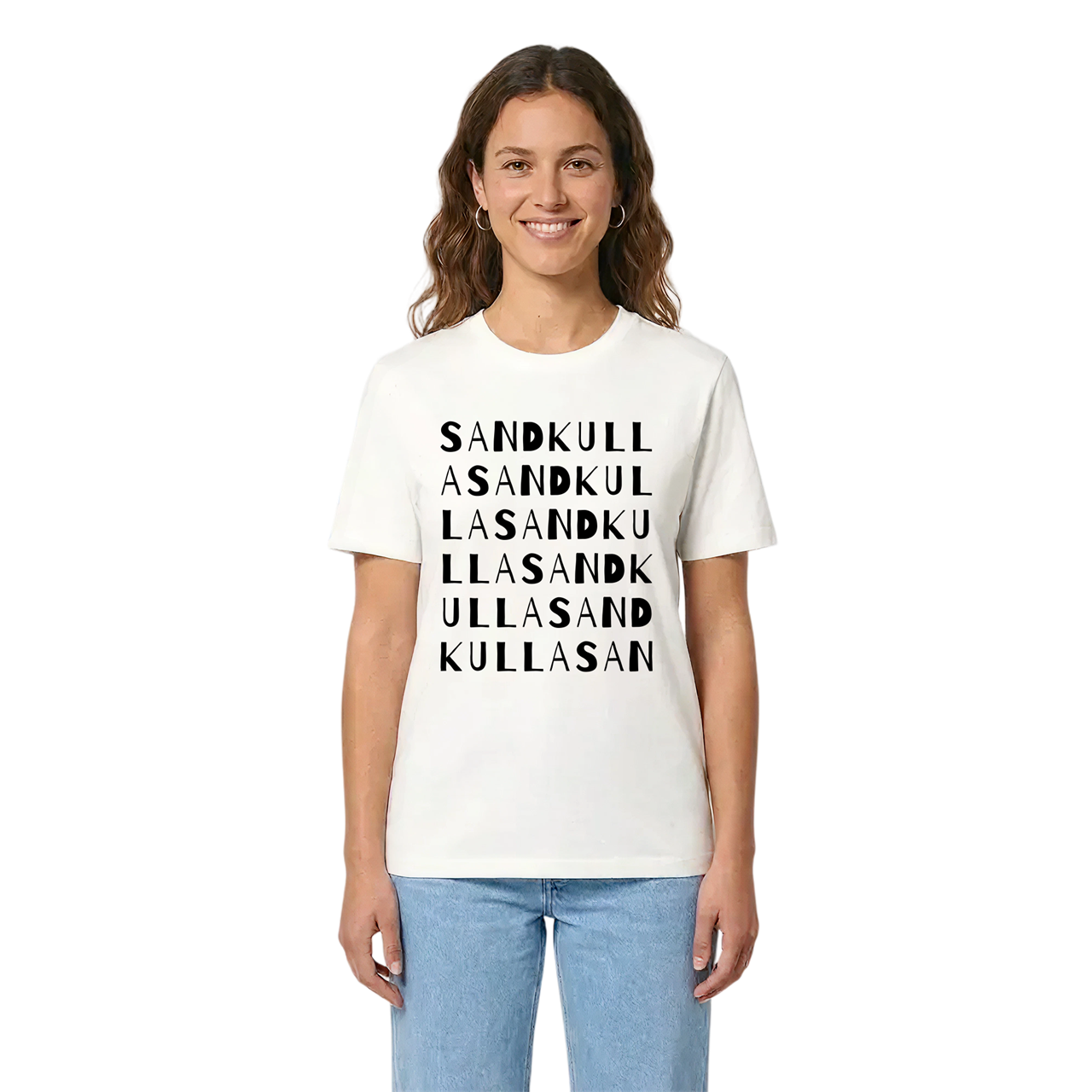 Sandkulla ordlek t-shirt i miljö