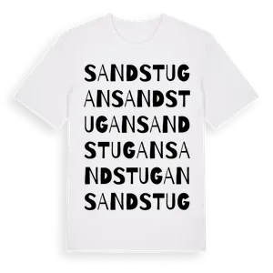 Sandstugan ordlek t-shirt – ekologisk bomull t-shirt från Pinshirt
