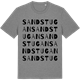 Mid Heather Gray t-shirt med Sandstugan ordlek t-shirt