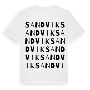 Sandvik ordlek t-shirt – ekologisk bomull t-shirt från PinShirt