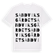 Sandviksgärdet ordlek t-shirt