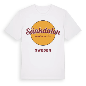 Sänkdalen cirkel t-shirt – ekologisk bomull t-shirt från Pinshirt