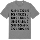 Mid Heather Gray t-shirt med Sankesund ordlek t-shirt