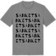 Mid Heather Gray t-shirt med Sanket ordlek t-shirt