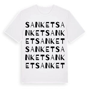 Sanket ordlek t-shirt – ekologisk bomull t-shirt från Pinshirt