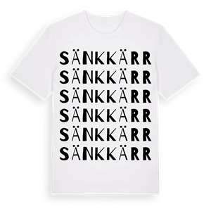 Sänkkärr ordlek t-shirt – ekologisk bomull t-shirt från Pinshirt
