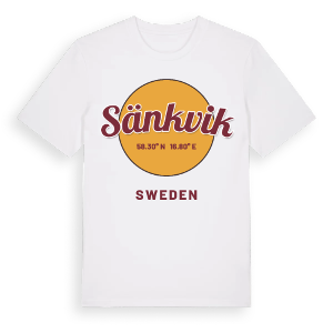 Sänkvik cirkel t-shirt – ekologisk bomull t-shirt från Pinshirt