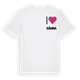 White t-shirt med Jag älskar Sånna t-shirt litet tryck