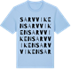 Blue Soul t-shirt med Sarvviken ordlek t-shirt