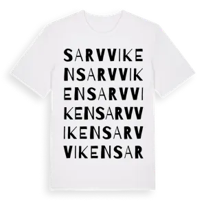 Sarvviken ordlek t-shirt – ekologisk bomull t-shirt från Pinshirt