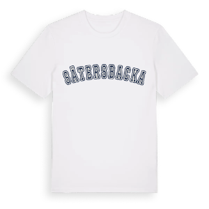 Sätersbacka college t-shirt – ekologisk bomull t-shirt från Pinshirt