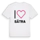 Jag älskar Sätra t-shirt stort tryck