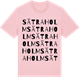Pink Cotton t-shirt med Sätraholm ordlek t-shirt