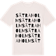 Vintage White t-shirt med Sätraholm ordlek t-shirt
