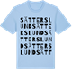 Blue Soul t-shirt med Sätterslund ordlek t-shirt