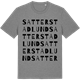 Mid Heather Gray t-shirt med Satterstadlund ordlek t-shirt