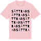 Pink Cotton t-shirt med Sättran ordlek t-shirt
