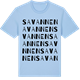 Blue Soul t-shirt med Savannen ordlek t-shirt