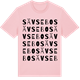 Pink Cotton t-shirt med Sävsebo ordlek t-shirt