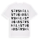 Sävsmålastugan ordlek t-shirt