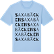 Blue Soul t-shirt med Saxabäcken ordlek t-shirt