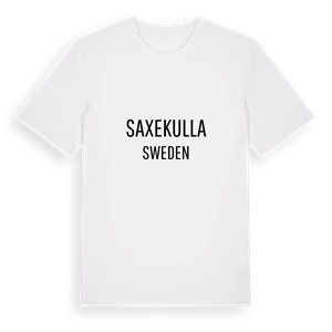 Saxekulla i Sverige t-shirt – ekologisk bomull t-shirt från PinShirt