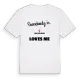 Någon i Saxtadudden älskar mig t-shirt