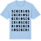 Blue Soul t-shirt med Segerbo ordlek t-shirt