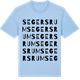 Blue Soul t-shirt med Segersrum ordlek t-shirt