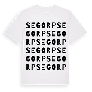 Segorp ordlek t-shirt – ekologisk bomull t-shirt från Pinshirt