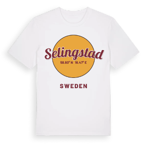 Selingstad cirkel t-shirt – ekologisk bomull t-shirt från Pinshirt