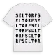 Seltorp ordlek t-shirt