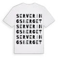 Serveringsberget ordlek t-shirt