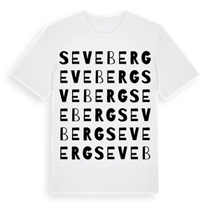 Seveberg ordlek t-shirt – ekologisk bomull t-shirt från Pinshirt