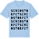 Blue Soul t-shirt med Sevedstorpet ordlek t-shirt