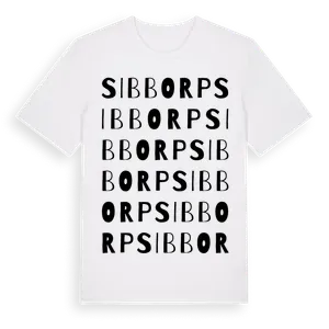 Sibborp ordlek t-shirt – ekologisk bomull t-shirt från Pinshirt