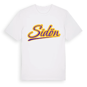 Sidön baseball t-shirt – ekologisk bomull t-shirt från Pinshirt