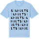 Blue Soul t-shirt med Sikhult ordlek t-shirt