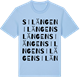 Blue Soul t-shirt med Silängen ordlek t-shirt