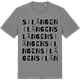 Mid Heather Gray t-shirt med Silängen ordlek t-shirt
