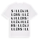 Sillekullen ordlek t-shirt