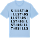 Blue Soul t-shirt med Sillstad ordlek t-shirt